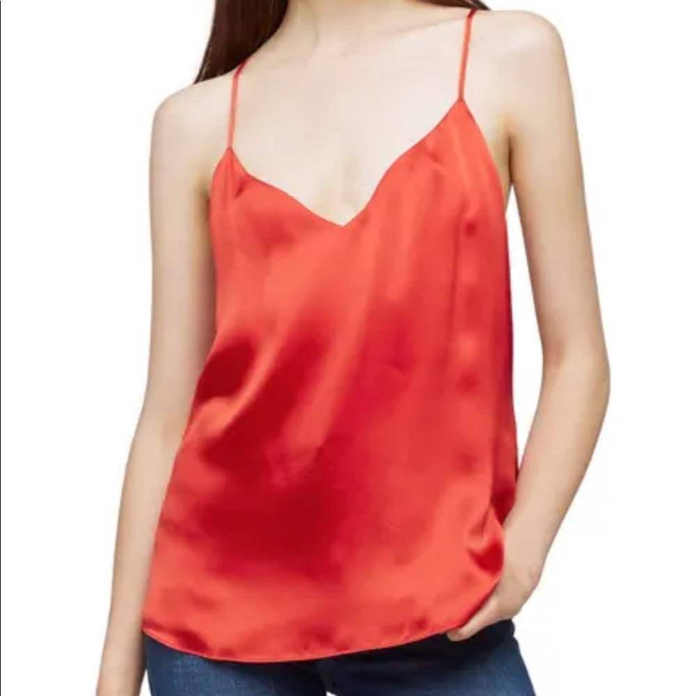 L’agence kylee razorback fiery red tank top.